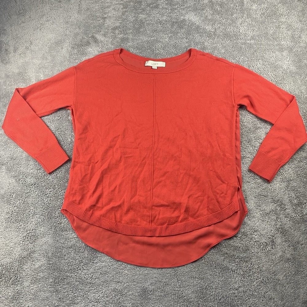 LOFT Long Sleeves‎ T Shirt Womens XS Red